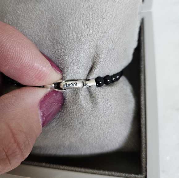 David Yurman Bijoux Spiritual Beads Bracelet in Sterling Silver with Black Onyx - Picture 3 of 9